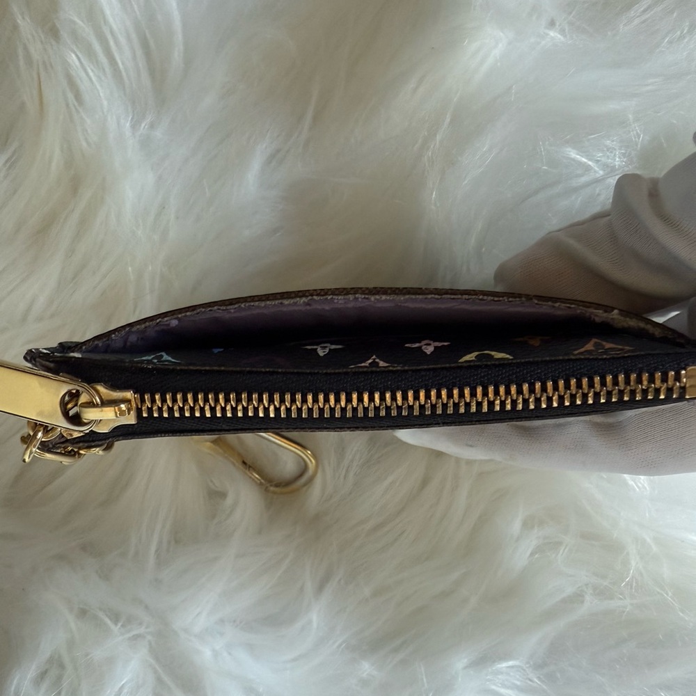 Louis Vuitton Black Multicolor Monogram Wristlet - Picture 15 of 17